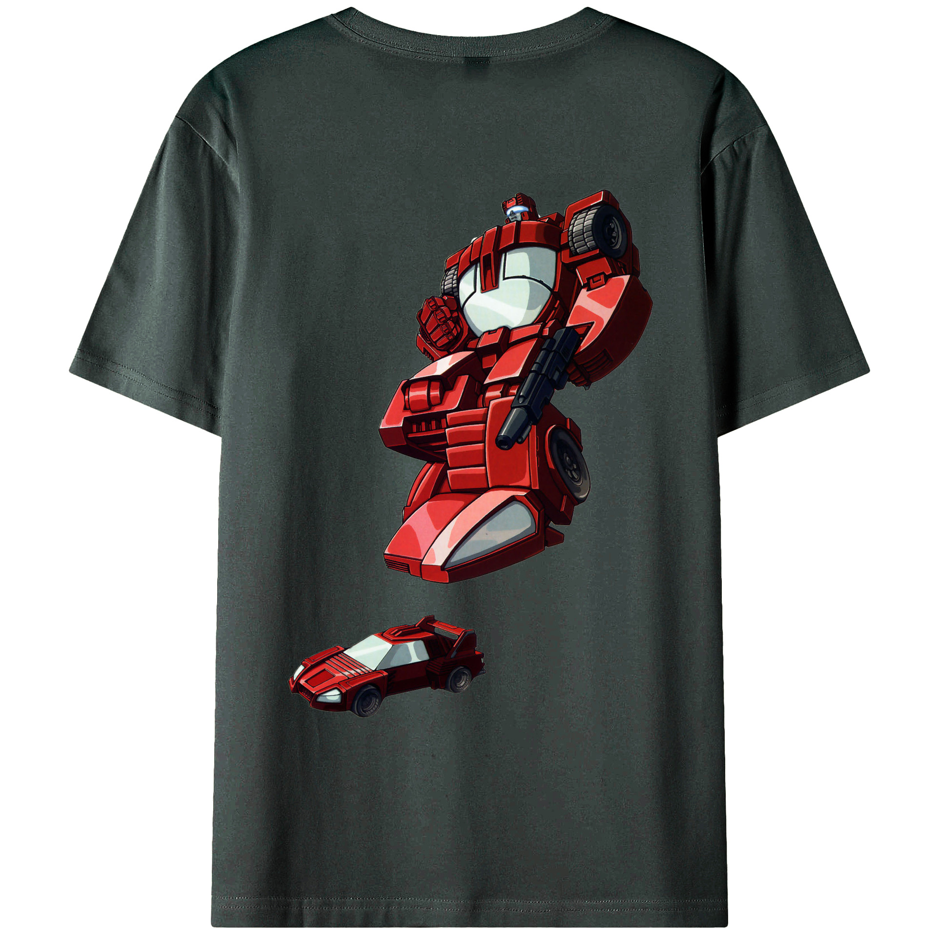 （画像用）  綿100％ メンズ半袖Tシャツ（バックプリント） 通気性